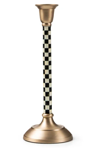 Mackenzie-childs Mackenzie Childs Courtly Check Medium Candleholder In Multi