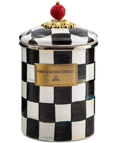 Mackenzie-childs Courtly Check Medium Canister In No Colour