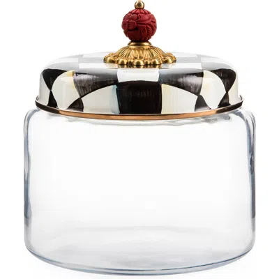 Mackenzie-childs Mackenzie Childs Courtly Check Medium Kitchen Canister
