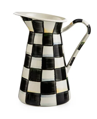 MACKENZIE-CHILDS COURTLY CHECK MEDIUM PRACTICAL PITCHER