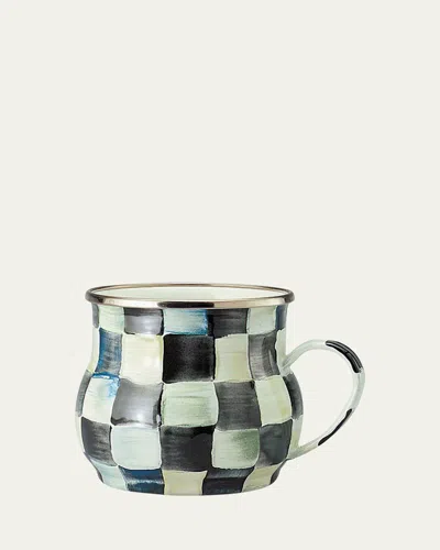 Mackenzie-childs Courtly Check Mug In Black/white