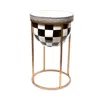 Mackenzie-childs Courtly Check Plant Stand, Short In Multi