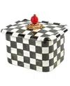 Mackenzie-childs Mackenzie Childs Courtly Check Enameled Steel Recipe Box In No Color