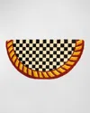 Mackenzie-childs Courtly Check Rug, 2' X 3' In Red/gold