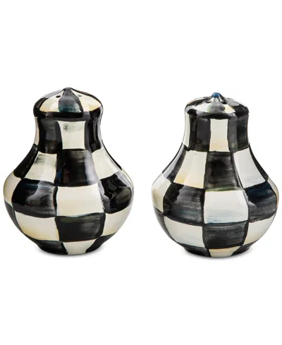 Mackenzie-childs Courtly Check Salt & Pepper Shakers In No Color