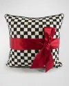 Mackenzie-childs Courtly Check Sash Pillow