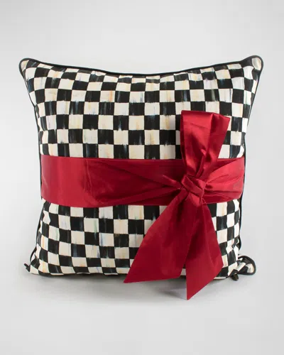 Mackenzie-childs Courtly Check Sash Pillow