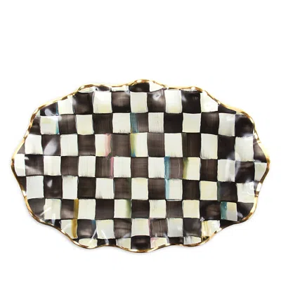 MACKENZIE-CHILDS MACKENZIE-CHILDS COURTLY CHECK SERVING PLATTER
