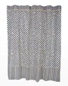 Mackenzie-childs Courtly Check Shower Curtain In Black