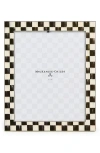 Mackenzie-childs Mackenzie Childs Courtly Check Silver Plate 8 X 10-inch Picture Frame In Multi