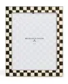Mackenzie-childs Courtly Check Silver Plated Frame, 8" X 10" In Multi