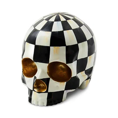 Mackenzie-childs Courtly Check Skull