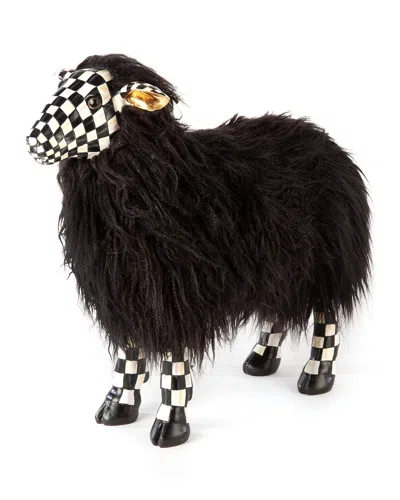 Mackenzie-childs Courtly Check Small Black Sheep
