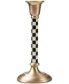 Mackenzie-childs Courtly Check Small Candlestick In No Color
