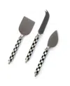 Mackenzie-childs Courtly Check Supper Club Cheese Knife 3-pc. Set