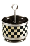 Mackenzie-childs Mackenzie Childs Courtly Check Supper Club Flatware Caddy