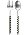 Mackenzie-childs Courtly Check Supper Club Salad Serving Set