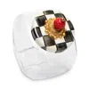 Mackenzie-childs Courtly Check Sweets Jar In Black/white