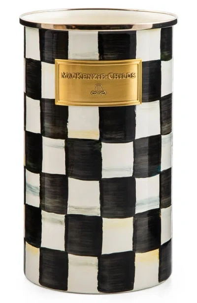 Mackenzie-childs Mackenzie Childs Courtly Check Utensil Holder In Multi