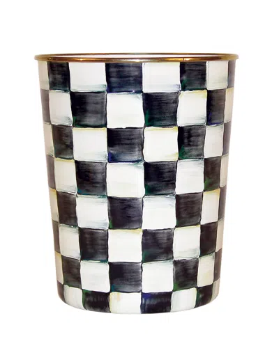 MACKENZIE-CHILDS COURTLY CHECK WASTEBASKET