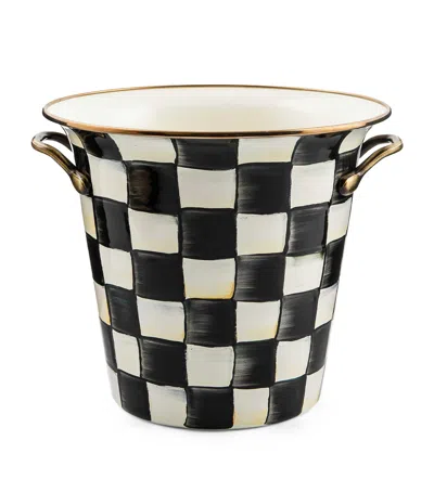 Mackenzie-childs Courtly Check Wine Cooler In Black