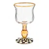 Mackenzie-childs Courtly Check Wine Glass