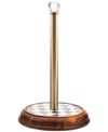 Mackenzie-childs Mackenzie Childs Courtly Check Wood Paper Towel Holder In No Color
