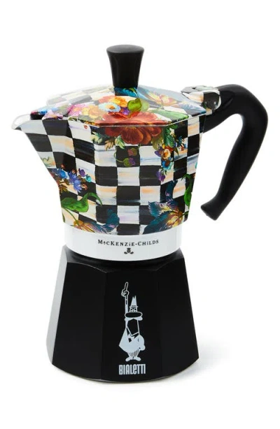 Mackenzie-childs Mackenzie Childs Courtly Flower Market 6-cup Moka Pot In Multi