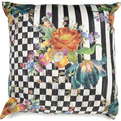 Mackenzie-childs Mackenzie Childs Courtly Flower Market Accent Pillow