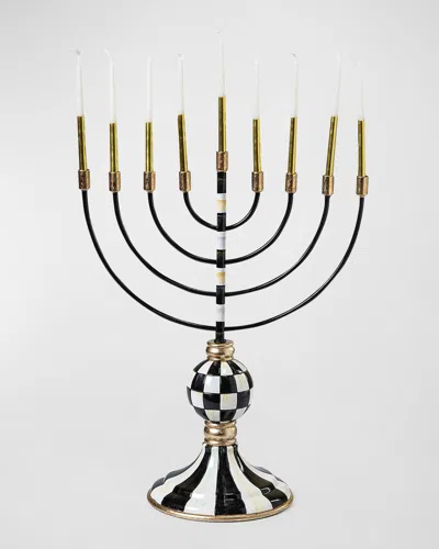 Mackenzie-childs Courtly Hanukkah Menorah In Multi