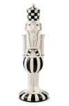 Mackenzie-childs Mackenzie Childs Courtly Noel Ceramic Nutcracker In Multi
