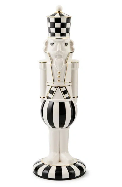 Mackenzie-childs Mackenzie Childs Courtly Noel Ceramic Nutcracker In Multi