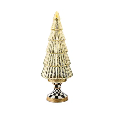 Mackenzie-childs Courtly Noel Illuminated Glass Tree In Gold