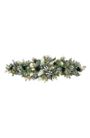 Mackenzie-childs Mackenzie Childs Courtly Noel Illuminated Mantel Arrangement In Green