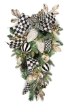 Mackenzie-childs Mackenzie Childs Courtly Noel Illuminated Swag In Green