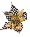 Mackenzie-childs Courtly Noel Poinsettia Clip In Multi