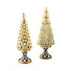 Mackenzie-childs Courtly Noel Short Illuminated Glass Tree In Gold