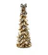 Mackenzie-childs Mackenzie Childs Courtly Noel Handmade Tall Faux Pearl Tree Figurine In Gold