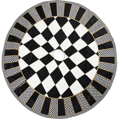 Mackenzie-childs Mackenzie Childs Courtly Noel Tree Skirt In Black