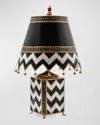 Mackenzie-childs Courtly Zig Zag Table Lamp