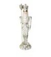 Mackenzie-childs Crystal Palace Nutcracker Ornament In White