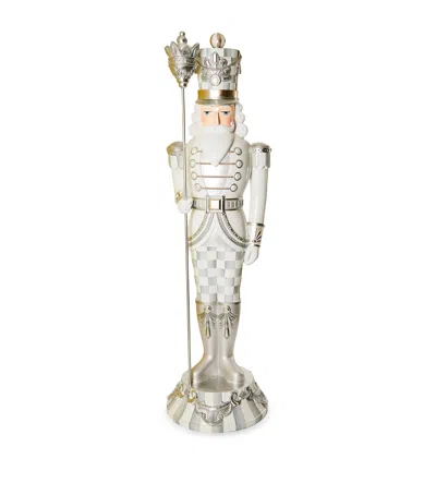 Mackenzie-childs Crystal Palace Nutcracker Ornament In White