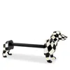 Mackenzie-childs Dachshund Paper Towel Holder In Multi