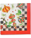 Mackenzie-childs Deck The Halls Cocktail Paper Napkins In No Color