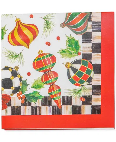 Mackenzie-childs Deck The Halls Cocktail Paper Napkins In No Color