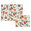 Mackenzie-childs Deck The Halls Glass Cutting Boards, Set Of 2 In Multi