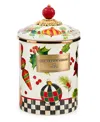 Mackenzie-childs Deck The Halls Medium Canister In Multi