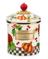Mackenzie-childs Deck The Halls Small Canister In Multi