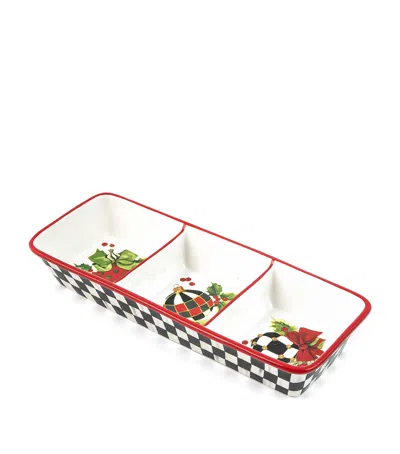 Mackenzie-childs Deck The Halls Trio Dish