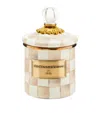 Mackenzie-childs Mocha Check Mini Canister
